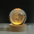 3D Krystal glaskugle lampe