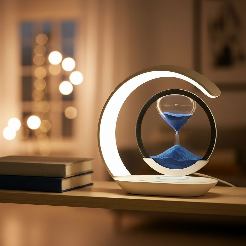 Timeglas lampe 1:1