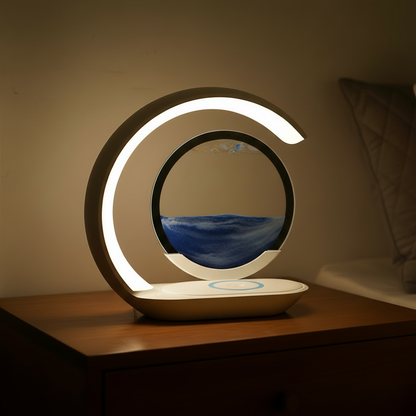 Timeglas lampe soveværelse 1:1